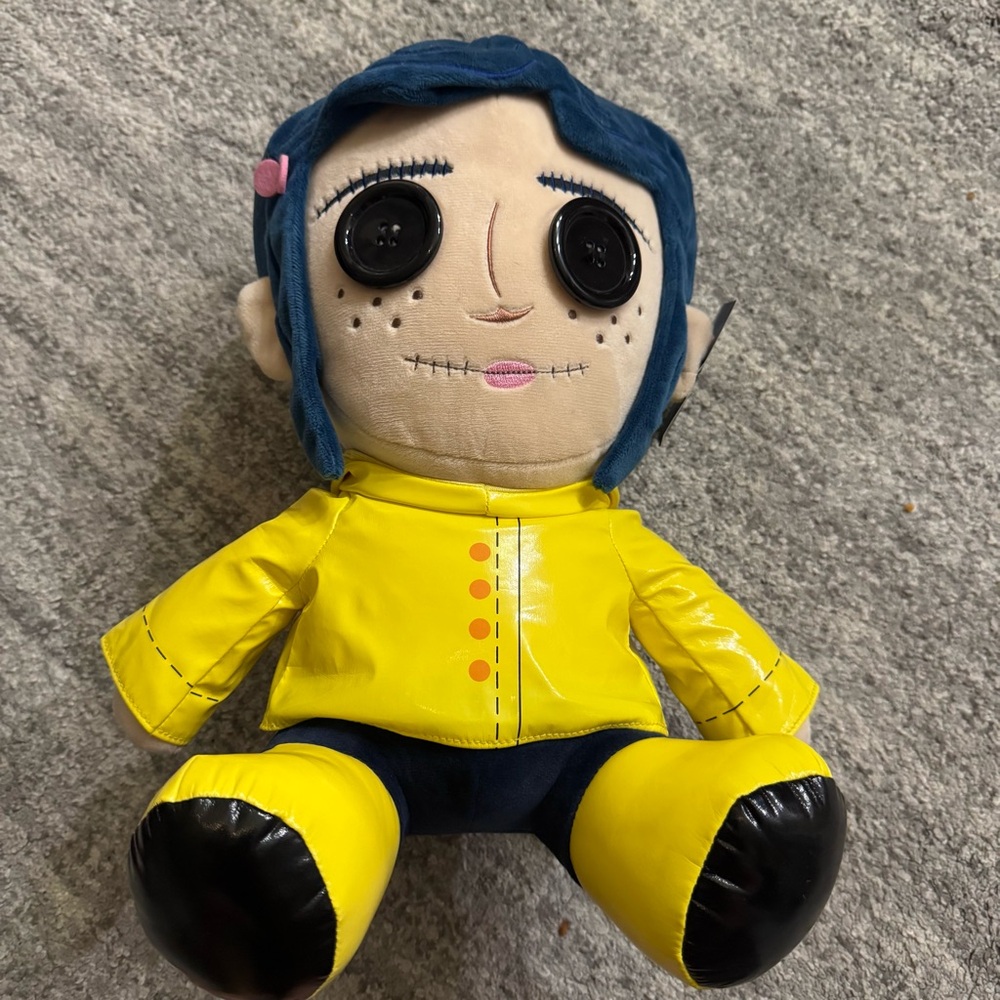 Coraline Button-Eyed Plush Doll